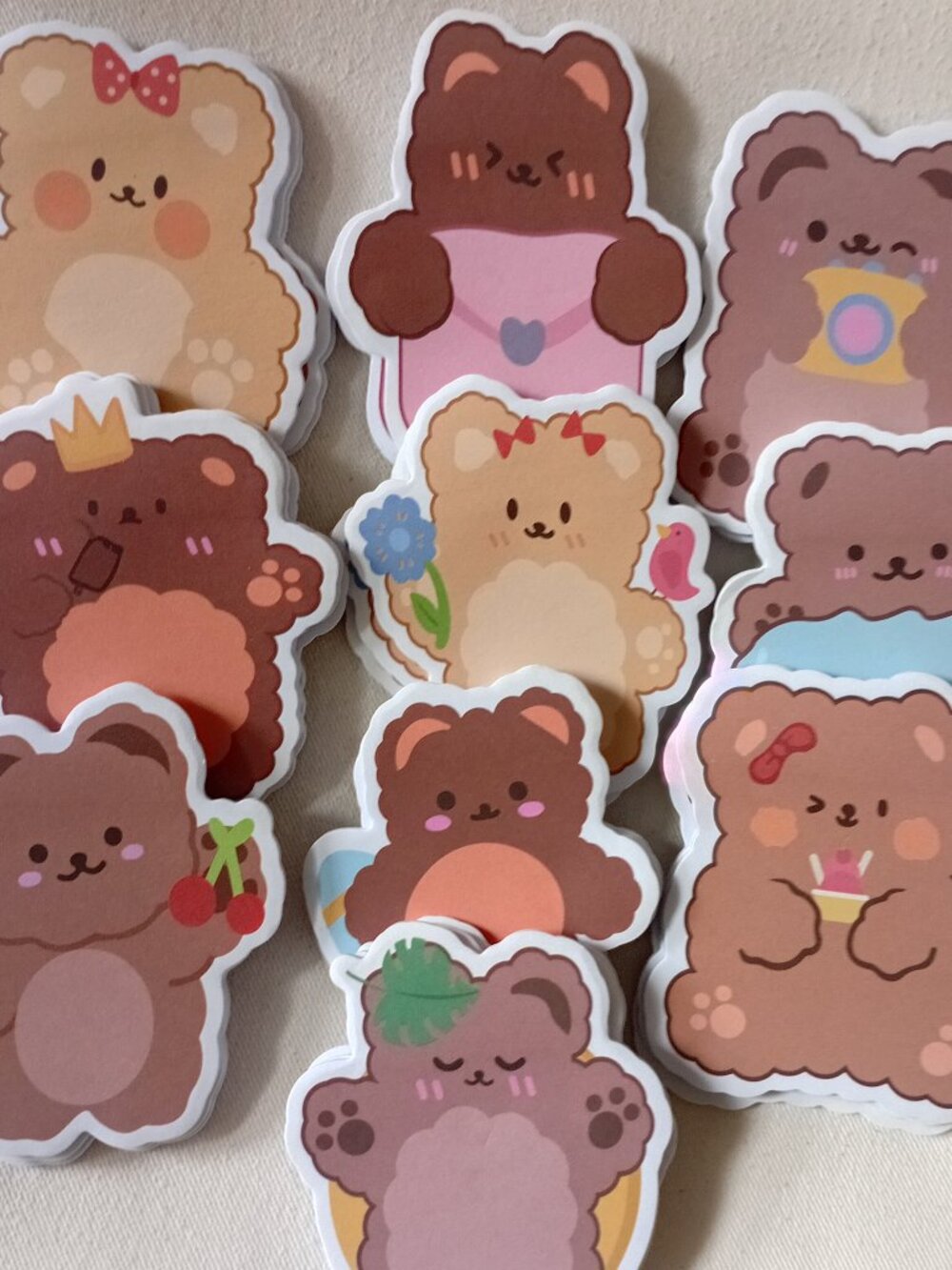 30 Adorable Bear Sticky Notes